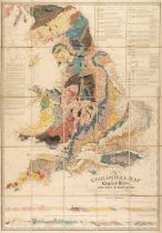 England & Wales. Walker (J. & C.), A Geological Map..., 1837