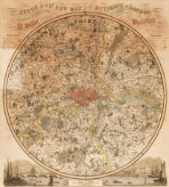 London. Pigot (James), Pigot & Co.s New Map of the Environs of London..., 1839