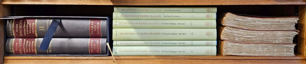 Johnson (Lee). The Paintings of Eugene Delacroix, 6 volumes, 1986-89