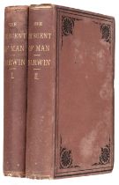 Darwin (Charles). The Descent of Man, 2 volumes, 1st US edition, 1871