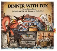 Pop-Up Books. Dinner With Fox, by Stephen Wyllie and Korky Paul, 1990