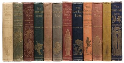 Lang (Andrew). Fairy Books, 12 volumes, various editions, 1890-1919