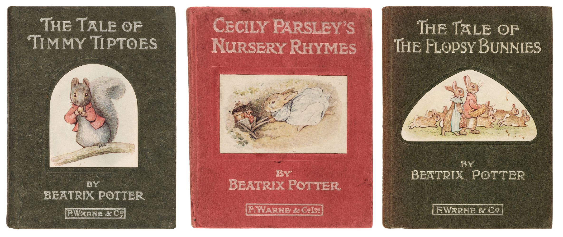 Potter (Beatrix). The Tale of The Flopsy Bunnies, 1st edition, Frederick Warne and Co, 1909