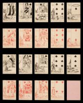 English playing cards. Comic Conversation Cards, Joseph Reynolds & Sons, circa 1860