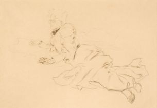 Rackham (Arthur, 1867-1939). Studious Demeanour, pencil on paper
