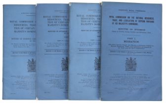 Government Blue Books. Royal Commission on the Natural Resources, 1913