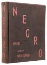 Cunard (Nancy, editor). Negro, Anthology made by Nancy Cunard, 1st edition, 1934