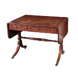 A REGENCY MAHOGANY SOFA TABLE