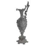 A CONTINENTAL CAST METAL MODEL OF A EWER