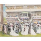 *JOHN STRICKLAND GOODALL (1906-1986), 'The Royal Enclosure, Ascot'