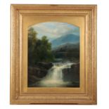 JOHN BRANDON SMITH (1848-1884) Waterfall study