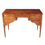 AN EARLY 19TH CENTURY CONTINENTAL LADIES MAHOGANY WRITING DESK