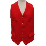 MEARS: A RED HUNTING WAISTCOAT