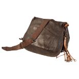 A VICTORIAN LEATHER GAME BAG