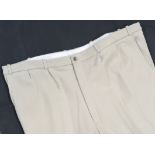 GORRINGE: A PAIR OF BEIGE QUORN NARROW WAIST BREECHES