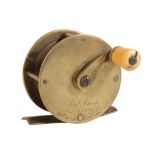 THOMAS ALDRED OF LONDON: A BRASS TROUT REEL