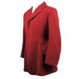 KILGOUR, FRENCH & STANBURY OF LONDON: A GENTLEMAN'S RED HUNTING COAT