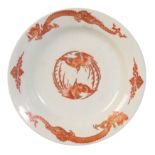 A MEISSEN "KAKIEMON" SOUP PLATE