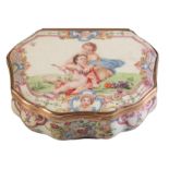 A VIENNA ENAMEL SNUFF BOX