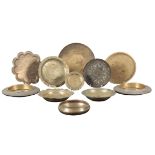 A COLLECTION OF EASTERN BRASS METALWARE
