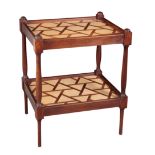 A CONTEMPORARY PARQUETRY ETAGERE