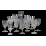 A COLLECTION OF ENGLISH AND CONTINENTAL GLASSWARE