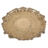 AN EARLY VICTORIAN SILVER SALVER