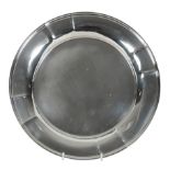 AN AMERICAN STERLING SILVER CIRCULAR SALVER