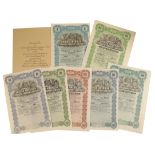 SEVEN BRITISH AMERICAN TOBACCO COMPANY SHARE CERTIFICATES