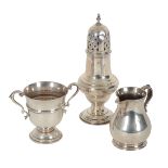 A GEORGE V SILVER LOVING CUP