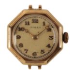 ROLEX: A 9CT GOLD LADY'S WRISTWATCH