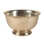 A 20TH CENTURY AMERICAN STERLING SILVER REPRODUCTION OF PAUL REVERE'S 'LIBERTY BOWL'