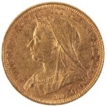 AN 1894 QUEEN VICTORIA GOLD SOVEREIGN