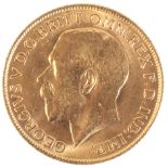 A 1918 GEORGE V GOLD SOVEREIGN