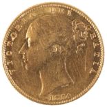 A N 1854 QUEEN VICTORIA GOLD SOVEREIGN