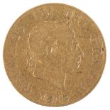 AN 1818 GEORGE III GOLD HALF SOVEREIGN