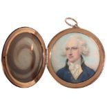 AN 18TH CENTURY PORTRAIT MINIATURE