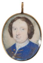 AN EARLY 19TH CENTURY PORTRAIT MINIATURE