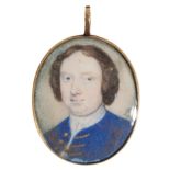 AN EARLY 19TH CENTURY PORTRAIT MINIATURE