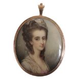 A GEORGE III PORTRAIT MINIATURE