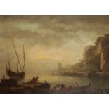 ASCRIBED TO CLAUDE-JOSEPH VERNET (1714-1789) 'Sunrise: The Fishermens Departure'