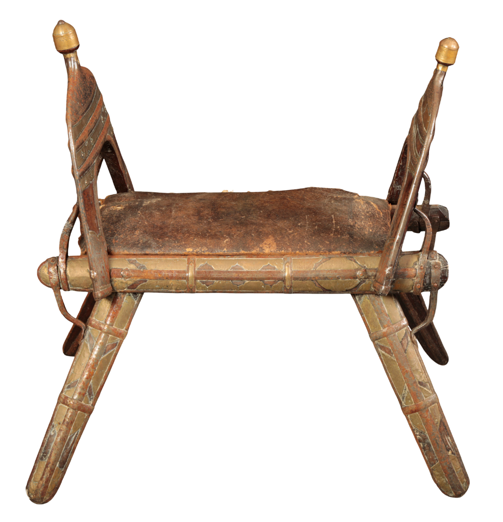 AN EARLY 19TH CENTURY 'NAPOLEONIC' CAMEL SEAT - Image 2 of 2