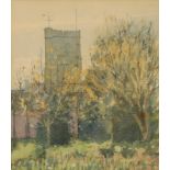 *KEN HOWARD (1932-2022) 'Donyatt Village Church'