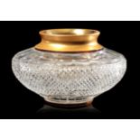 A JOSEPHINEHUTTE ERNESTINE CRYSTAL BOWL/VASE