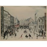 *LAURENCE STEPHEN LOWRY (1887-1976) 'Level Crossing, Burton-on-Trent'