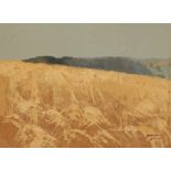 *JAMES FRY (1911-1985) Cornfield landscape