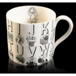 ERIC RAVILIOUS (1903-1942) FOR WEDGWOOD: AN ALPHABET MUG