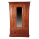 THOMAS HARDY INTEREST: AN EDWARDIAN MAHOGANY WARDROBE FROM MAX GATE