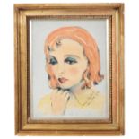 AMERICAN SCHOOL, 20TH CENTURY A portrait of Tallulah Bankhead (1902-1968)