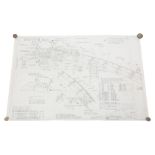 AN ORIGINAL BRITISH AIRCRAFT CORPORATION CONCORDE GRAPHITE TECHNICAL DRAWING E-96 6021